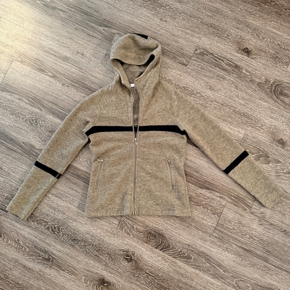 Ibex Wool Zip Up Sweater Hoodie - Picture 1 of 11